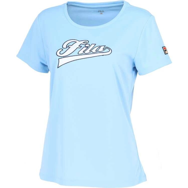 アップリケTシャツ（レディース） M ペールブルー #VL2866-10A