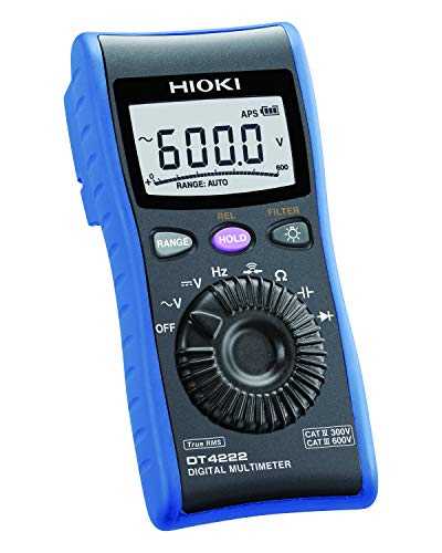 HIOKI (日置電機) デジタルマルチメータ DT4222 (スリムモデル) テスター DMM 日