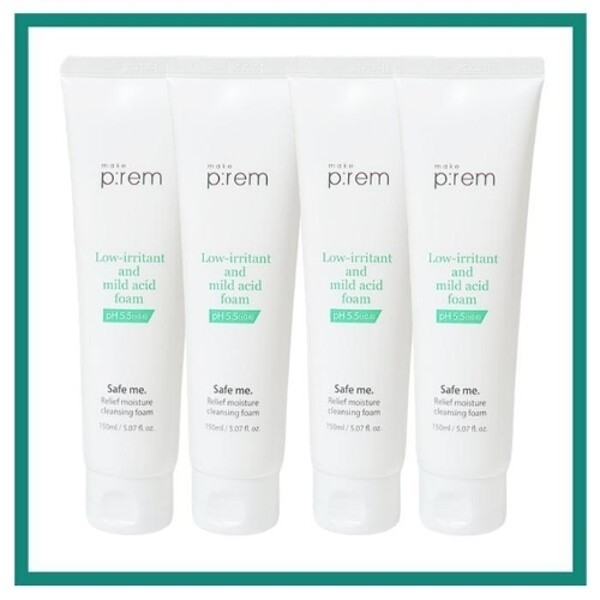 セーフミーリリーフ モイスチャークレンジングフォーム 250ml 4個