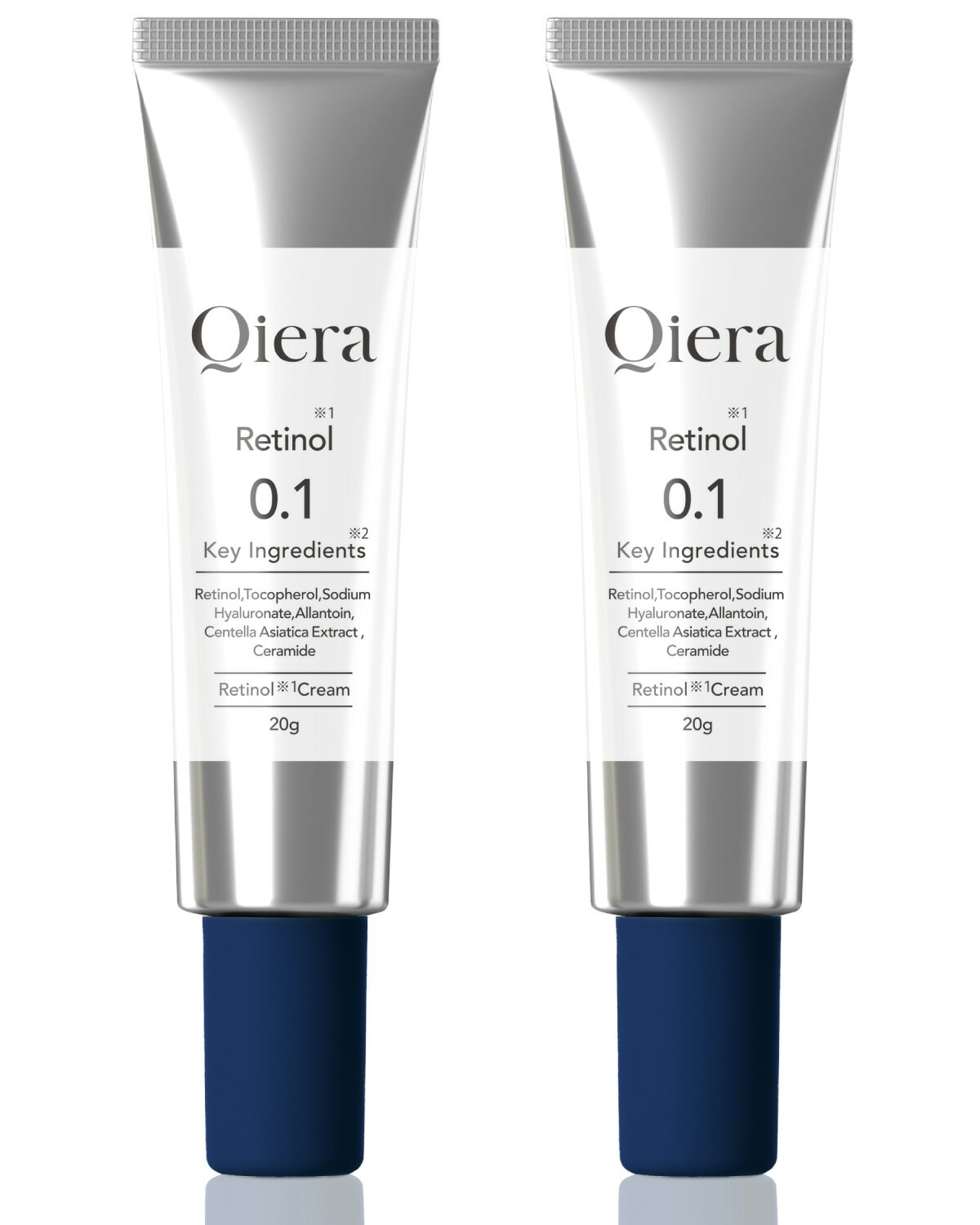 レチノール クリーム 20g ペプチド セラミド CICA ヒアルロン酸 毛穴 ハリ ツヤ 透明感 保湿 エイジングケア 日本製 2個セット