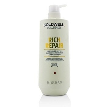 ゴールドウェル Goldwell Dual Senses Rich Repair Restoring Shampoo (Regeneration For Damaged Hair) 1000ml/3