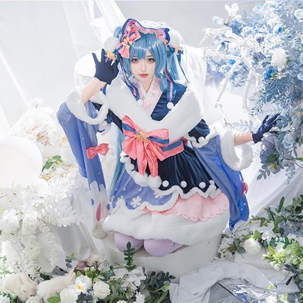 VOCALOID 初音ミク SNOW MIKU　雪ミク　2023 コスプレ 仮装 コスチューム