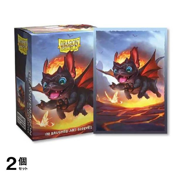 ドラゴンシールド ブラッシュドアートスリーブ スタンダード AT-12123 Wufdragon 100枚入 2個セット