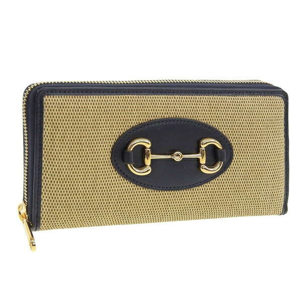 グッチ/GUCCI 長財布 財布 キャンバス レザー ベージュマルチ レディース 621889h58