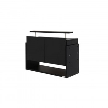 コレクションラック ワイド専用上置き ロータイプ 奥行29cm用 CR-T8329US　BK/ブラック