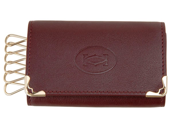 L3001358 6連キーケース ボルドー/ゴールド　/取寄品