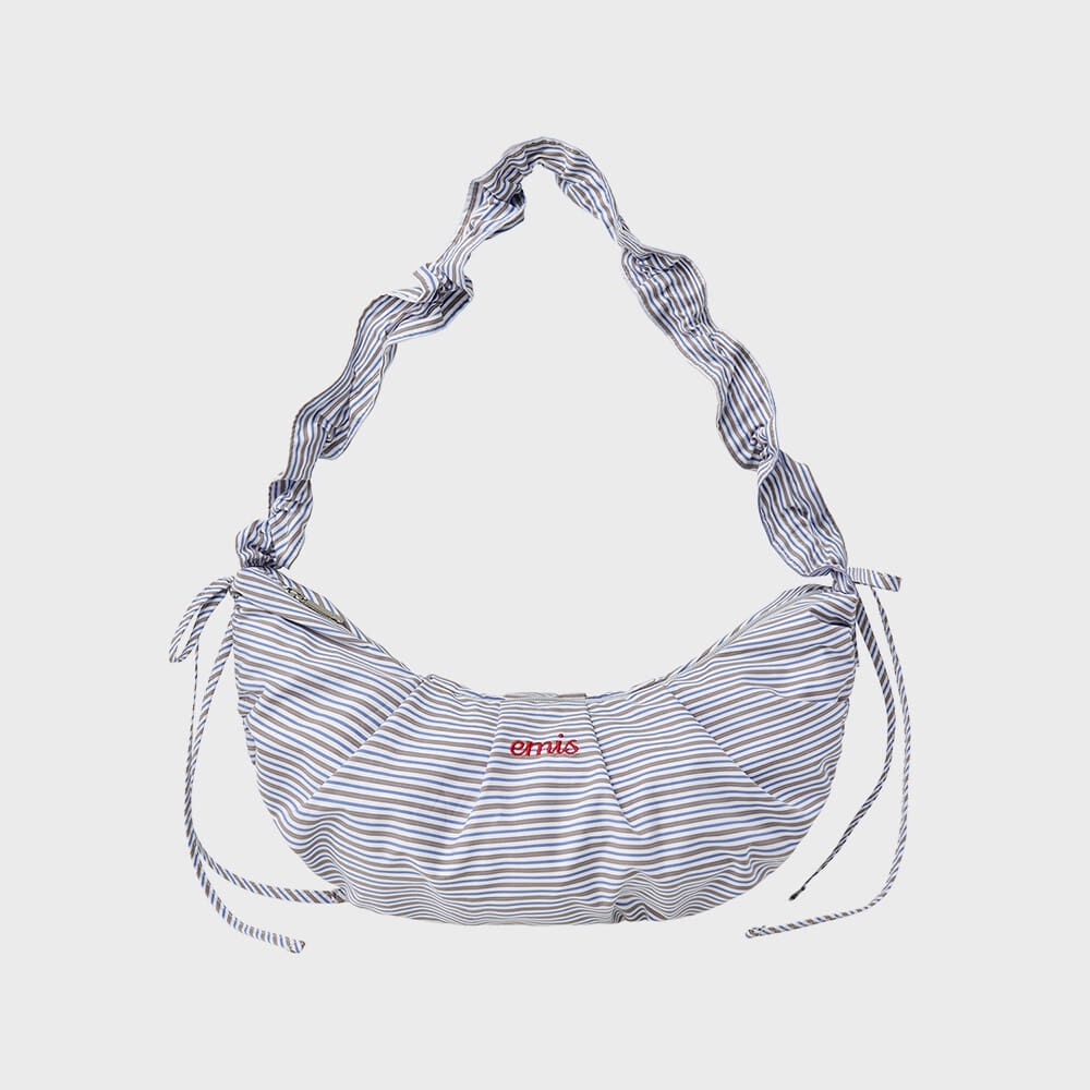 イミス RIBBON STRING ショルダーバッグ BLUE STRIPE
