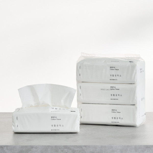 生活工作所 引き抜くポップアップティッシュ 180枚 15パック(3パックx5入) 4,869円