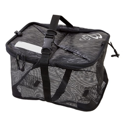がまかつ ビク GM2543 活かしメッシュバッカン ブラック (BLACK WORKS) 45cm