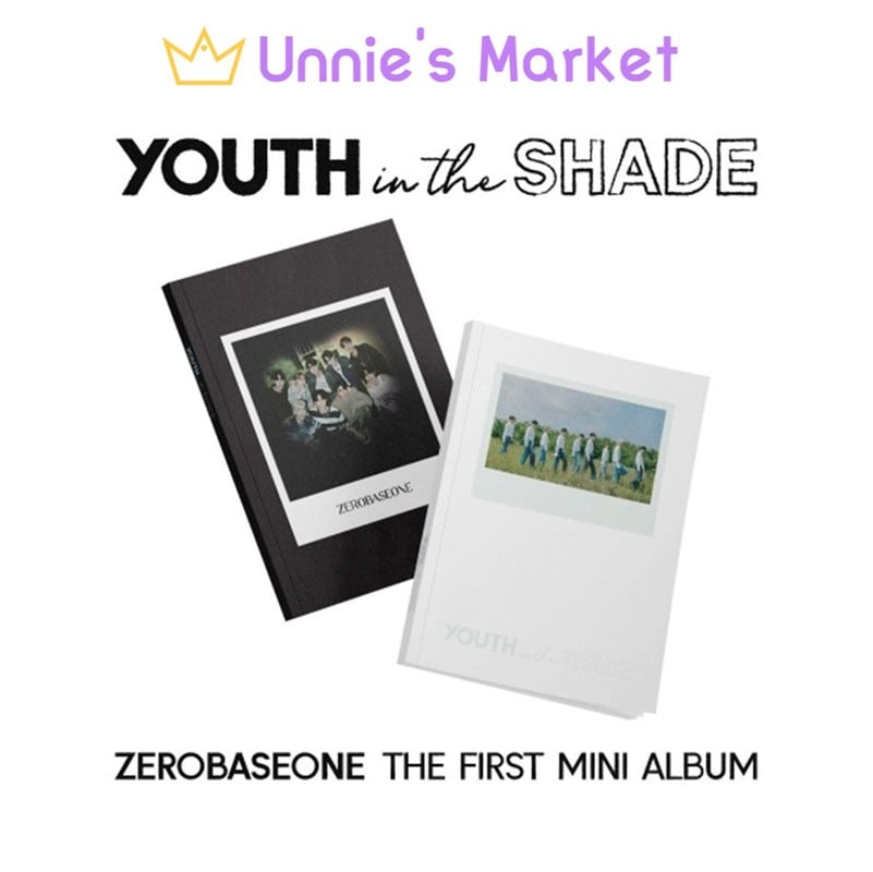 [SET] ZEROBASEONE(ZB1) - YOUTH IN THE SHADE 1st Mini Album + Free Photocard 1EA(fan-made)