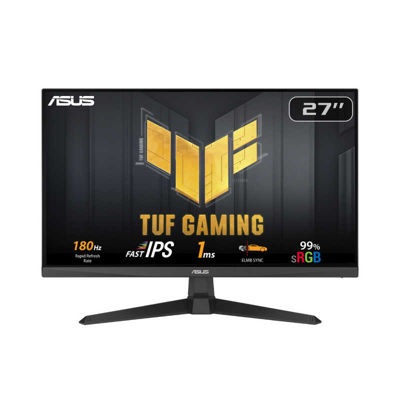 ASUS エイスース　ゲーミング液晶ディスプレイ TUF Gaming ［27型 /フルHD(1920×1080) /ワイド］　VG279Q3A