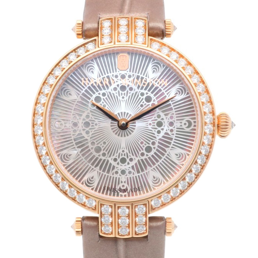 ハリーウィンストン プルミエール レース 腕時計 18金 K18ピンクゴールド PRNQHM31RR002 クオーツ 1年保証 HARRY WINSTON 中古 美品