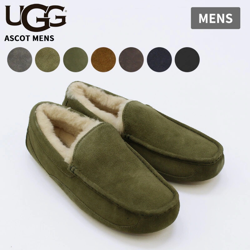 アグ UGG メンズ アスコット Men s Ascot ローファー スエード 3E ワイド幅 ugg-1101110m-w
