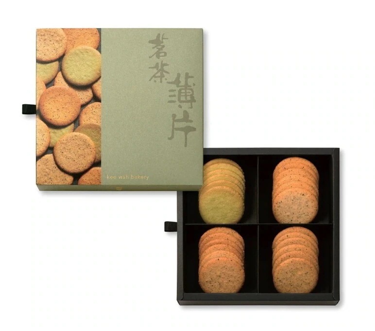 奇華餅家Kee Wah Bakery 4種類のお茶風味クッキーギフトボックス
