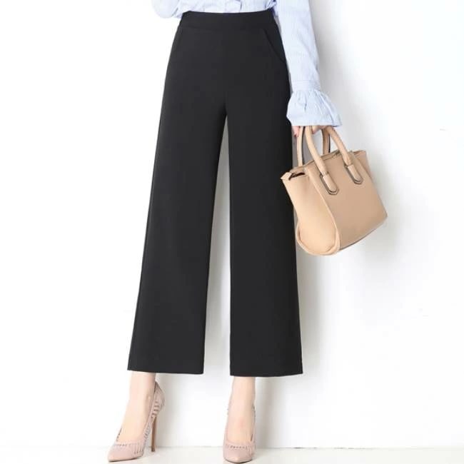 ボトムス パンツ デート ワイドパンツ ストレートパンツ 9分丈 ストレート ワイド ハイウエスト 大人可愛い きれいめ 大人 上品 おしゃれ お洒落 大人可愛い 大人女子 こなれ感 エレガント モダ 5,704円