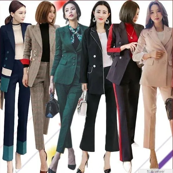 スーツ集合服ファッションジャケットズボンスカート結婚式豪華 2 3点セットアップ通勤上品
