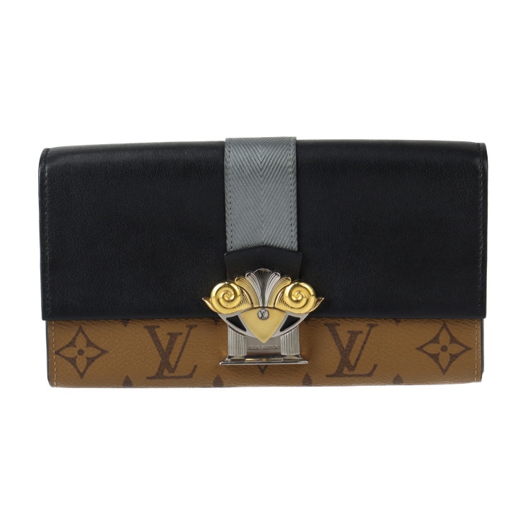 美品 LOUIS VUITTON ルイ ヴィトン ポルトフォイユ サラ 長財布 M64488 モノグラムリバース カ【本物保証】 60,280円