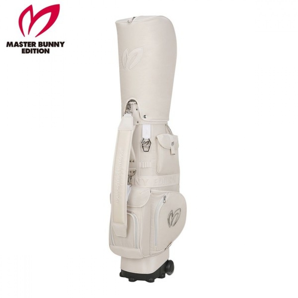 (Master Bunny) 女性用メタルエンブレムトロリーキャディーバッグ