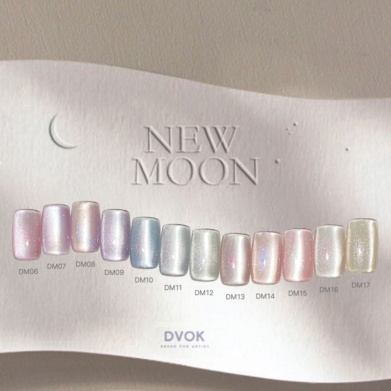 [DVOK] 【NewMoon】 MAGNET COLLECTION [12色セット] ニュームーン 磁石がすぐに消えず扱いやすくより長く輝きが続くDVOKのマグネットジェル