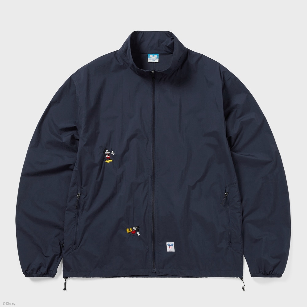 ディスイ즈ネバーザット パッカブルウィンドブレーカー ネイビー TNT_Mickey_PERTEX