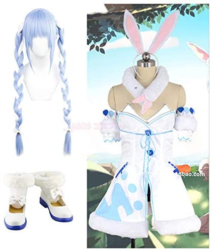 hololive ホロのぐらふぃてぃ 兎田ぺこら コスプレ衣装+ウィッグ