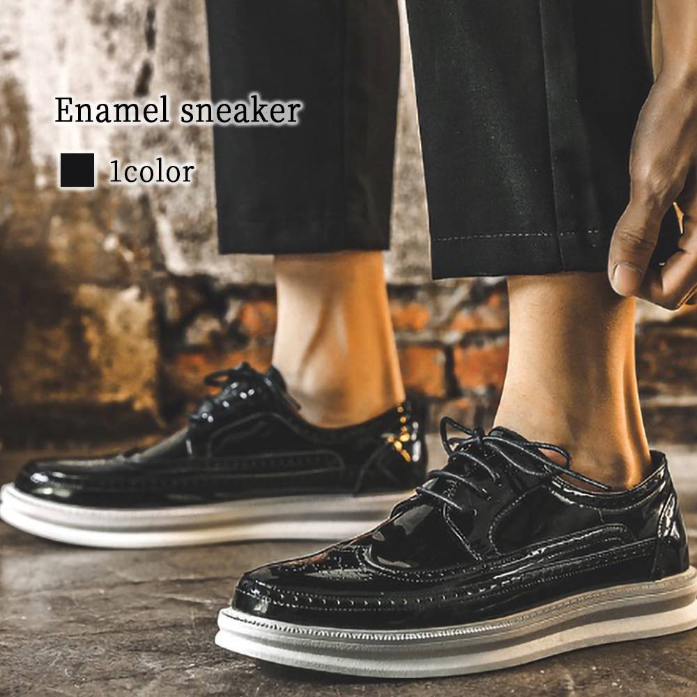 ドレスシューズ レースアップ エナメルスニーカー 秋 ビジネスシューズ 靴 オックスフォード 走れる 北海道 靴 安い おすすめ ブランド 防水 春 冬 カジュアル メンズ 軽量 おしゃれ 紐 夏 ス