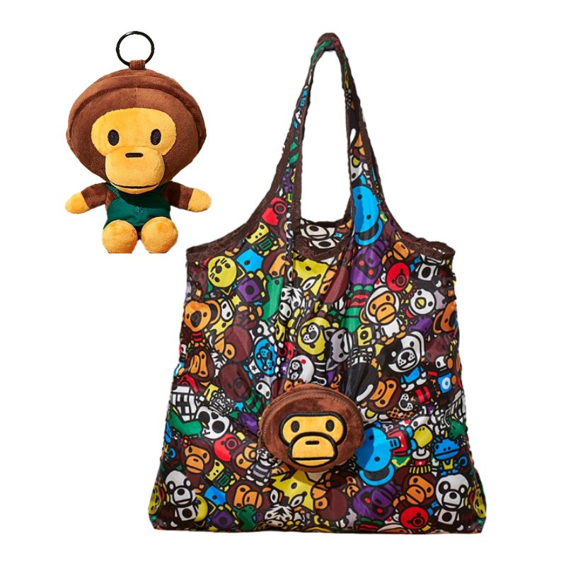 即時発送 [公式正規品 韓国限定版] BAPE Baby Milo Foldable Bag