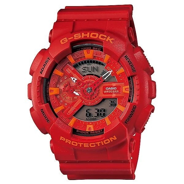 取寄品 正規品 CASIO腕時計 カシオ G-SHOCK ジーショック アナデジ GA-110AC-4AJF