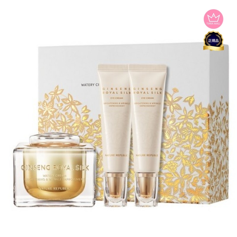 ジンセン ロイヤルシルクラインセット/クリーム 60g + アイクリーム 30ml 2本 /豪華スキンケアシリーズ