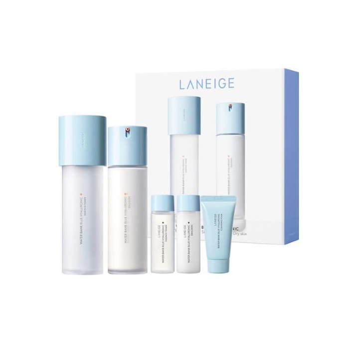 ウォーターバンク ブルー ヒアルロニック 基礎セット(中·乾燥性/脂·複合肌 択日)160ml+120ml+25ml+25ml+30g