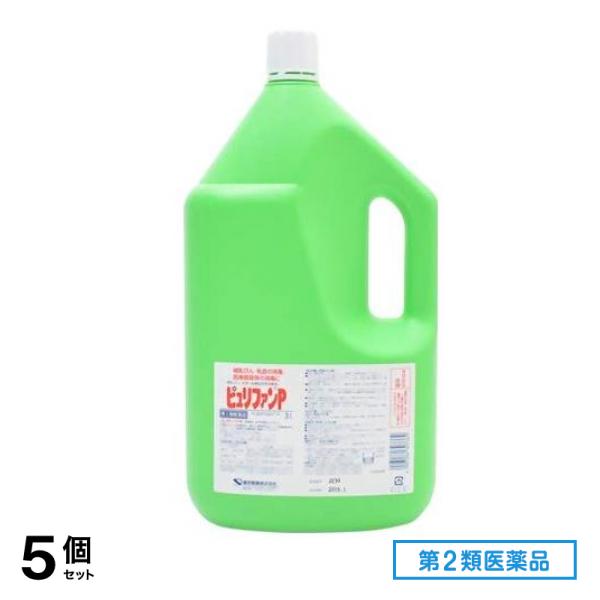 第２類医薬品 健栄製薬 ピュリファンP 3000mL 5個セット 12,492円