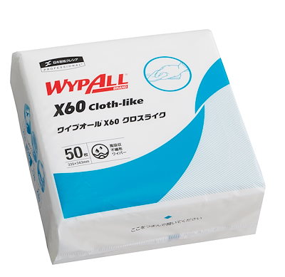 他サイト： 【人気商品】日用消耗品 家庭紙 キッチンタオル ワイプオール X60 クロスライク 4つ折り 60565 (B)の商品画像