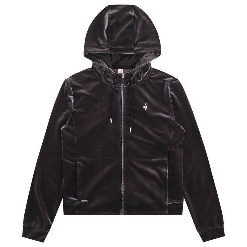 女性 アーリースプリング スリムフィット ベルベット フード付きジップアップ QR122OFT15PGR