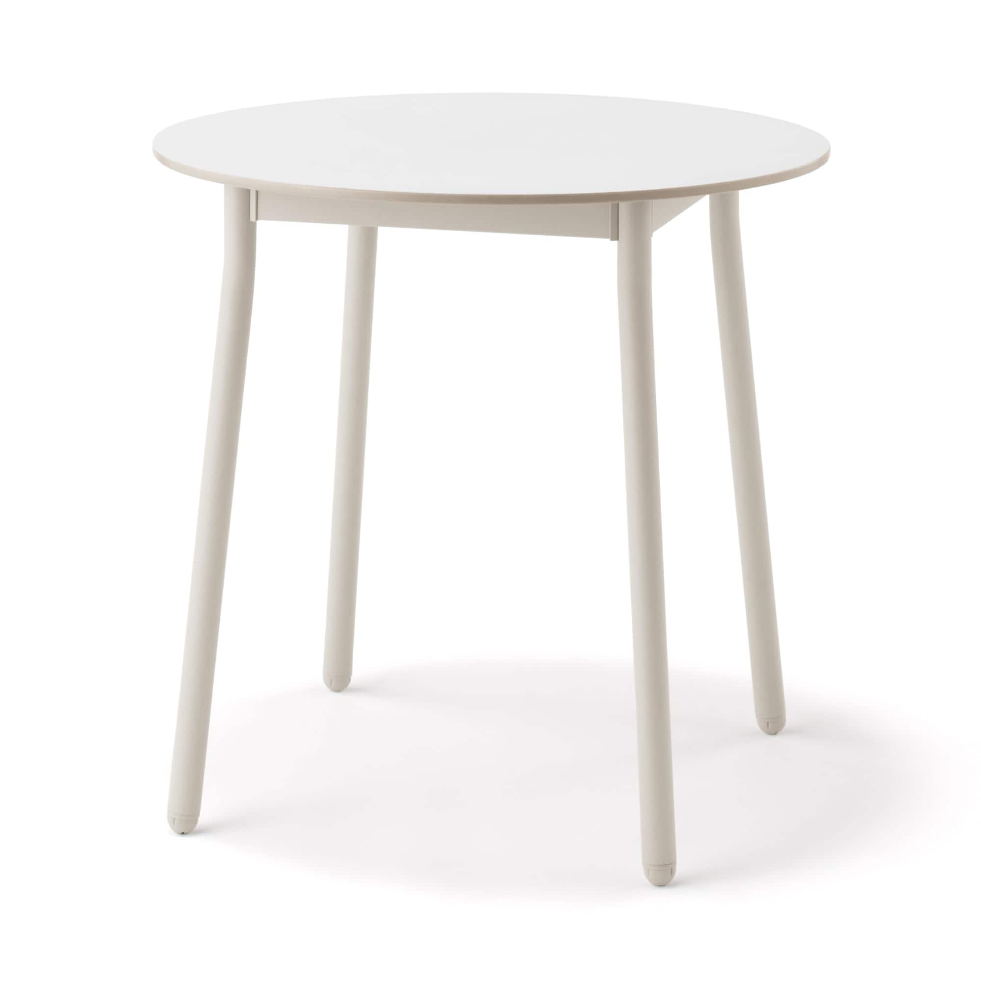 無印良品 可在室内外使用的 圆形桌子 铝制脚 轻型 浅灰色 83908911