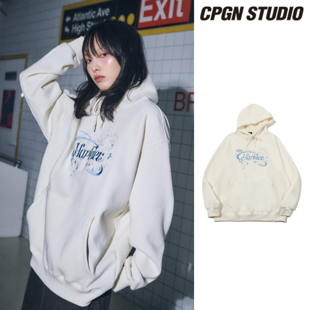 【CPGN STUDIO】 Happy Puppy Embroidered Hoodie