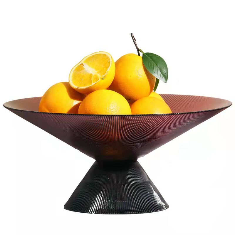 果物皿 食器 ガラスボウル 透明 可愛い 多機能 家庭用 果物皿 水果 フルーツサラダボウル 食用ボ