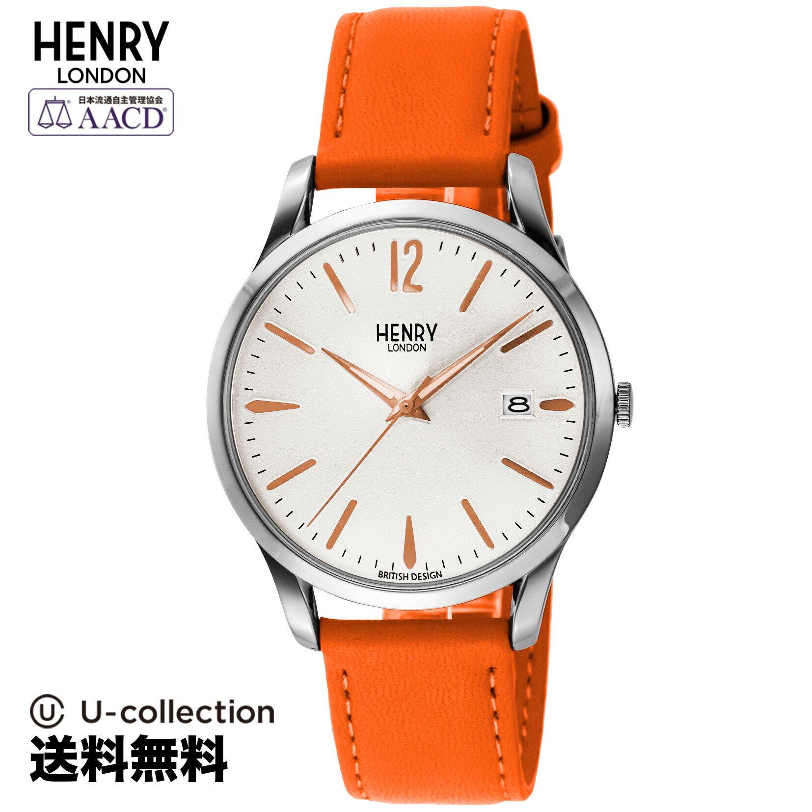 【腕時計】 HENRY LONDON(ヘンリーロンドン) キャノンベリー ユニセックス ホワイト クォーツ HL39-S-0413 時計 ブランド