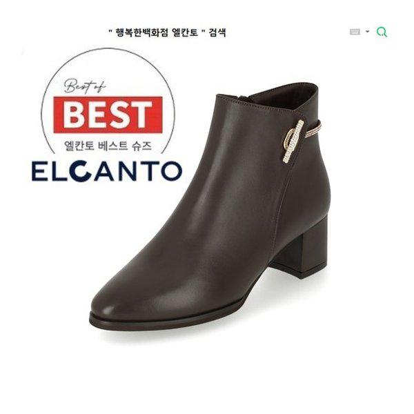 [幸福百貨店]MD PICK NO.1 女性ラムスキン宝石ストラップアンクルブーツ 5cm LCWA61 85