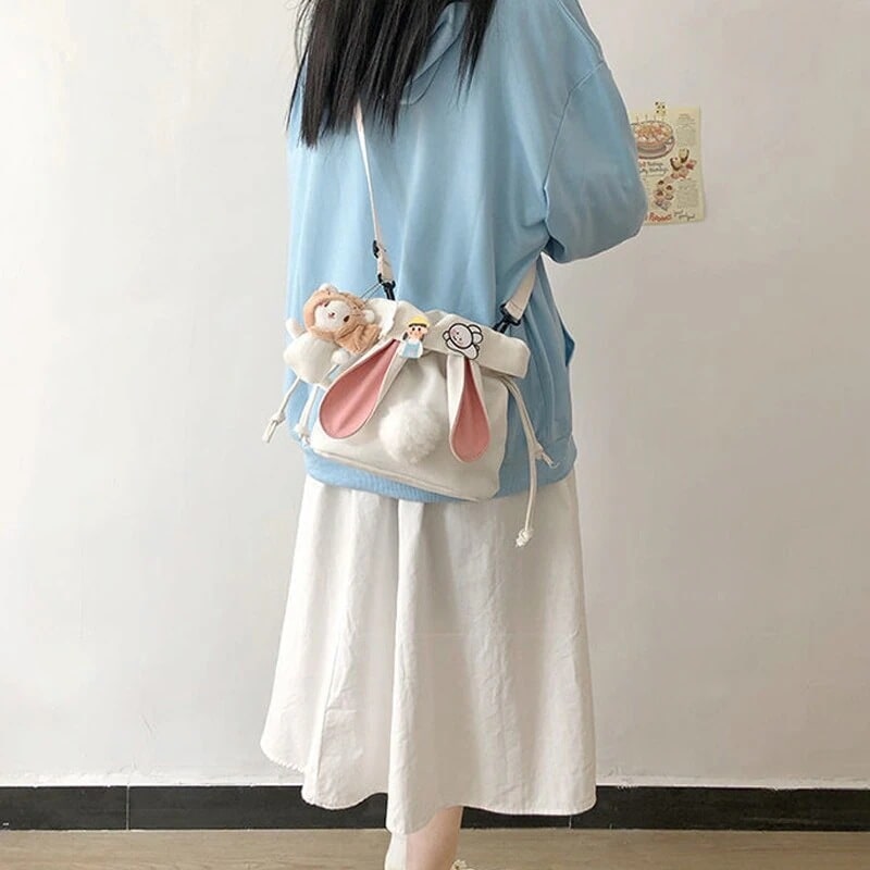 使い方自由2wayバッグ かわいい 百掛け ズックバッグ ショルダーバッグ