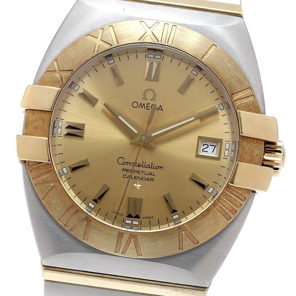 オメガ OMEGA 1213.10 コンステレーション ダブルイーグル パーペチュアルカレンダー クォーツ メンズ _957357【中古】