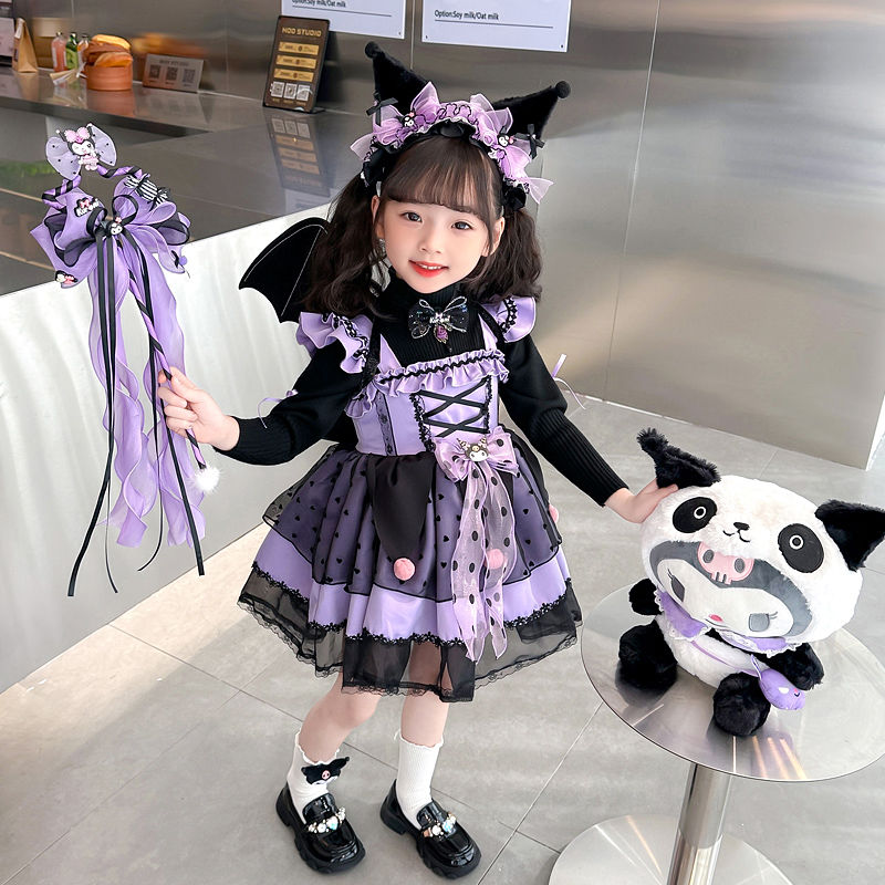 福袋-クロミロリータ女の子プリンセススカートハロウィン子供ドレススカートlolita長袖ワンピース