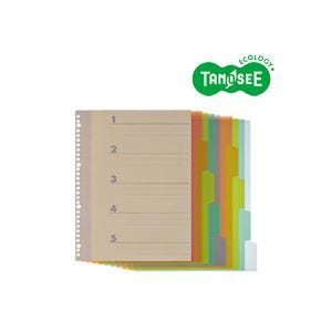 （まとめ）TANOSEE インデックス（PP） A4タテ 4/30穴 5山2組 20パック 7,853円