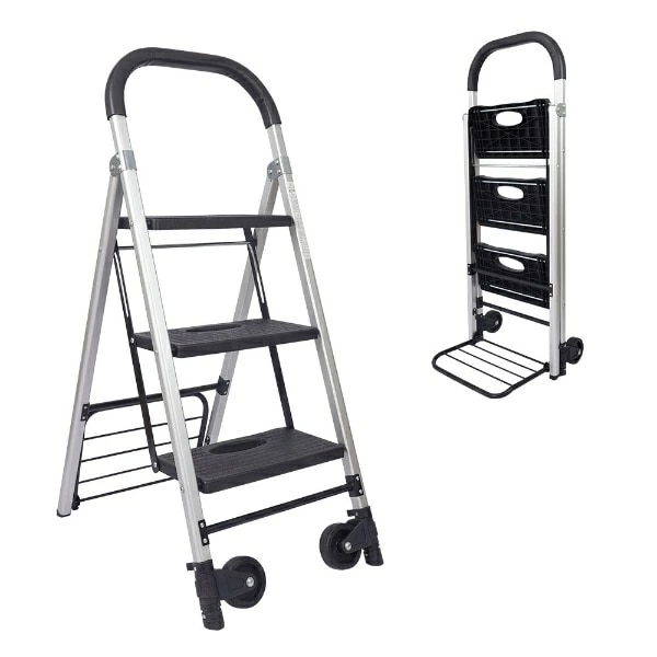 脚立にもなるアルミカート SERLADSBK