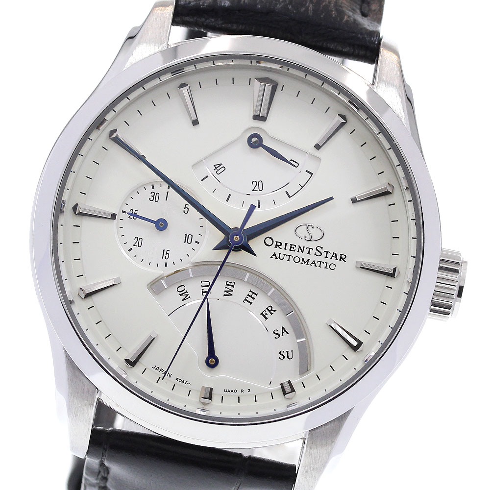 オリエント ORIENT 40A5-UAA0 オリエントスター パワーリザーブ デイト 自動巻き メンズ 良品 _839341【中古】 42,660円