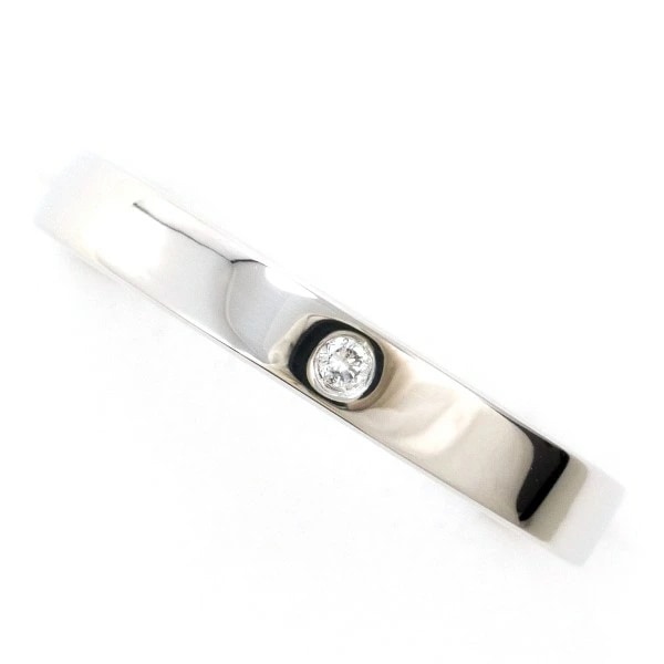 PT900 プラチナ リング 指輪 9号 ダイヤ 0.02 総重量約4.4g ジュエリー 中古