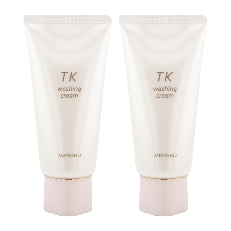 [2個セット] TK ウオッシングクリーム 無香料 130g 無着色 ヒアルロン酸 ガーデニアエキス [ギフトラッピング対応]