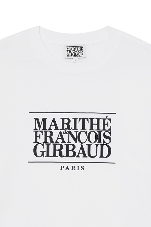 ★チャウヌ着用★MARITHE☆CLASSIC LOGO TEE Qoo10 マリテフランソワジルボー チャウヌ 着用 CLASSIC ロゴ 半