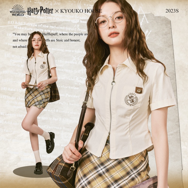 ハリーポッタージョイントシャツサマーカレッジウエストポロ