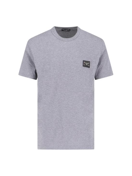 DOLCE & GABBANA Men T-Shirts G8PT1T G7F2IS8291 Grey
