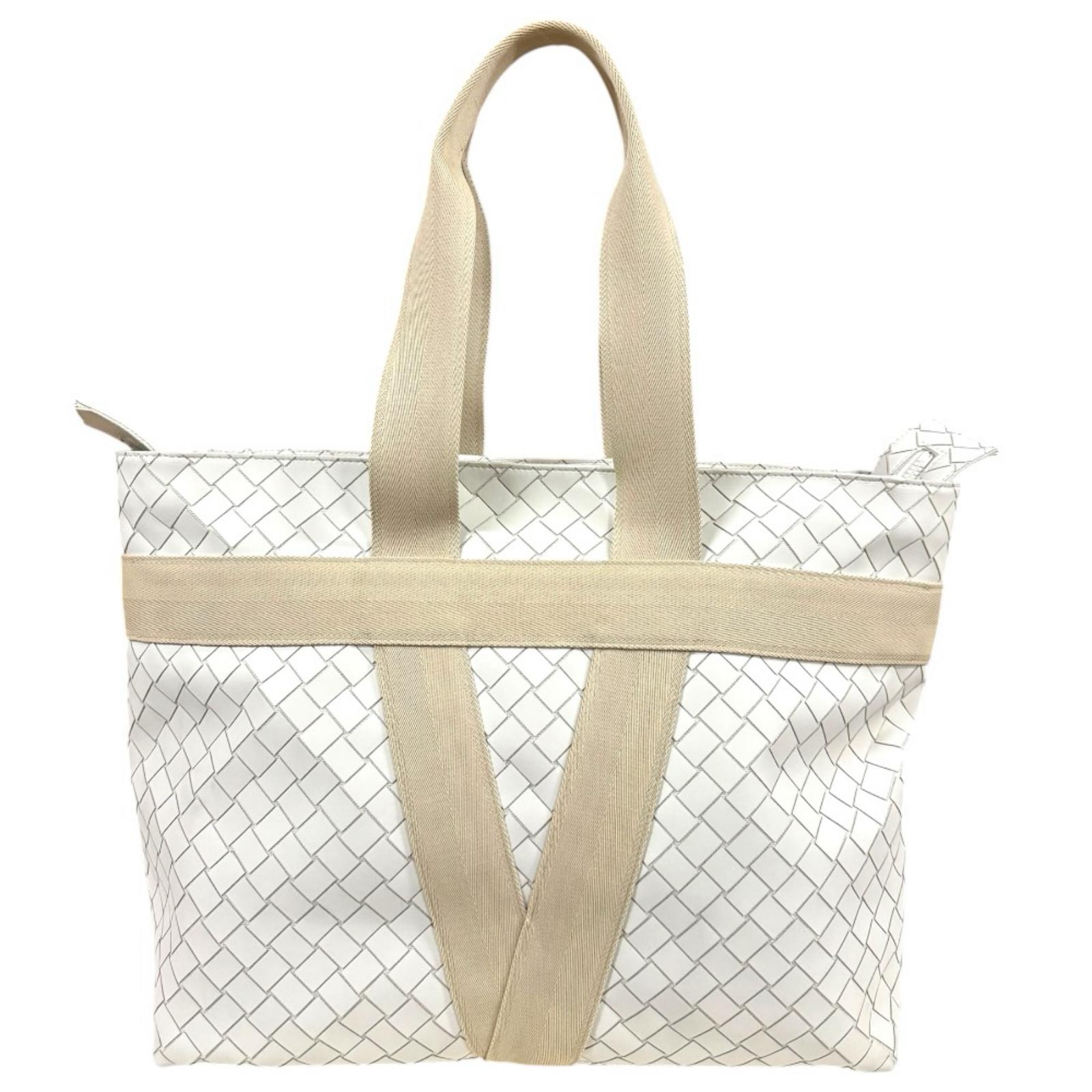 ボッテガヴェネタ ニューラバー トートバッグ トートバッグ ラバー 651681 ホワイト BOTTEGAVENETA 中古